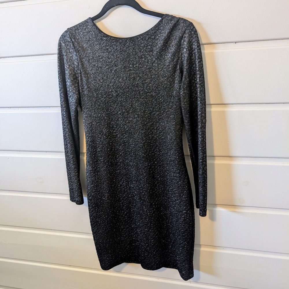 Jennifer Lopez Sparkly Black Dress Size M